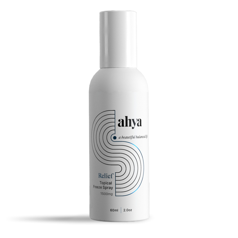 Ahya Relief Topical Spray - fast acting relief to cool sore muscles